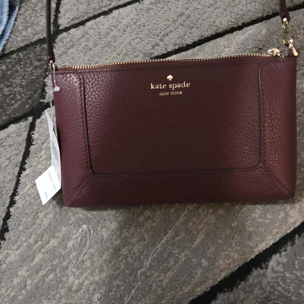 Kate Spade Burgundy Bag - Picture 8 of 8